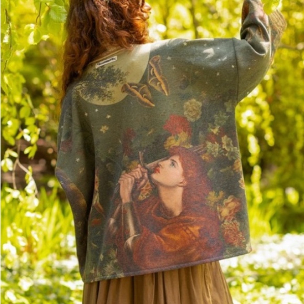 ⭐️Market of Stars⭐️ COZY Boho Vintage Art Renaissance Celestial Cottage Cardigan